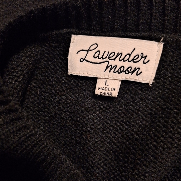 Lavender moon women's Christmas sweater with bell sounds size large - Picture 2 of 5